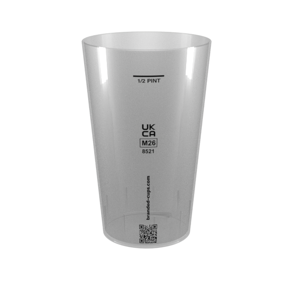 ECO30UKCA Plain UKCA-marked Half Pint Cup | Reusable