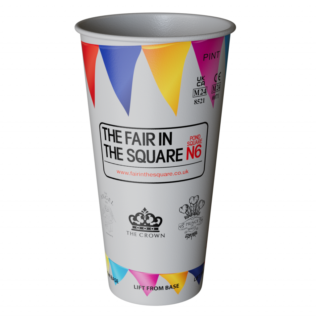 Custom Printed Full Colour Paper Pint Cup